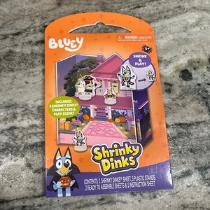 BLUEY & BINGO Halloween SHRINKY DINKS Activity Kit Double Sided Play Scene NEW